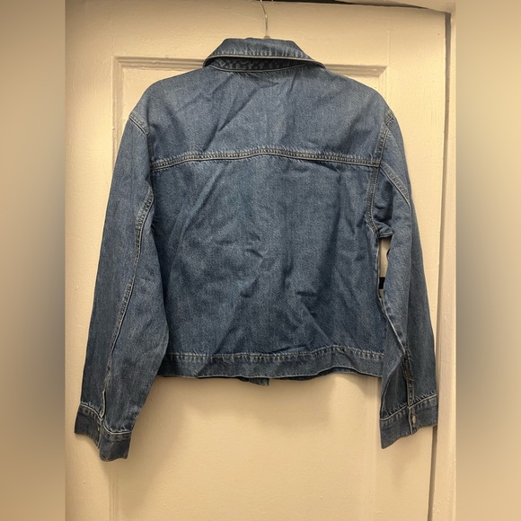 LOFT Denim Bow Top - Picture 9 of 11